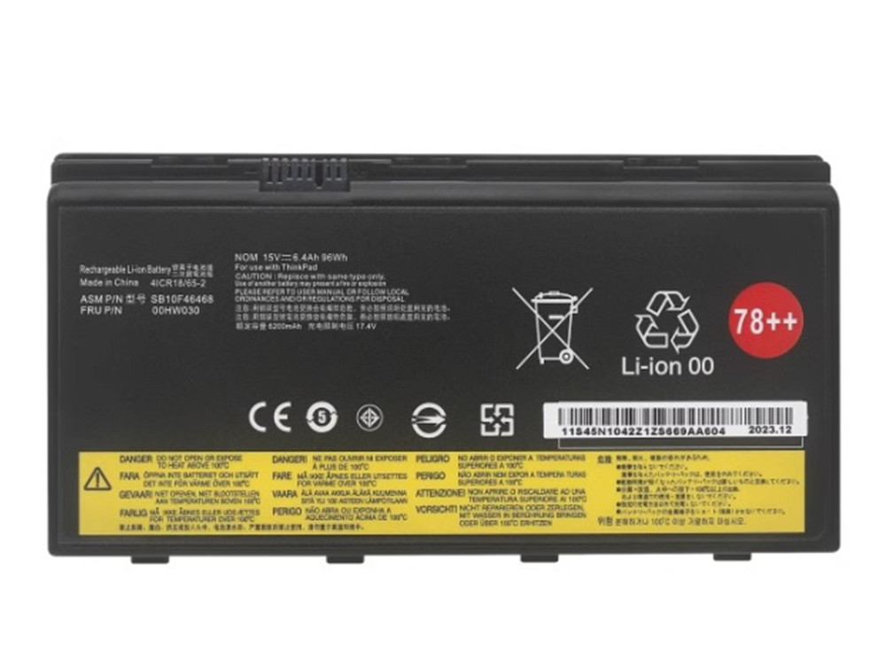 LENOVO 00HW030 Batería