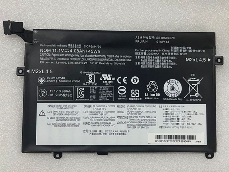 LENOVO 01AV412 Batería