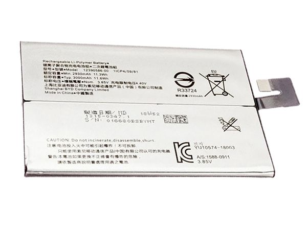 Sony 12390586-00 Batería