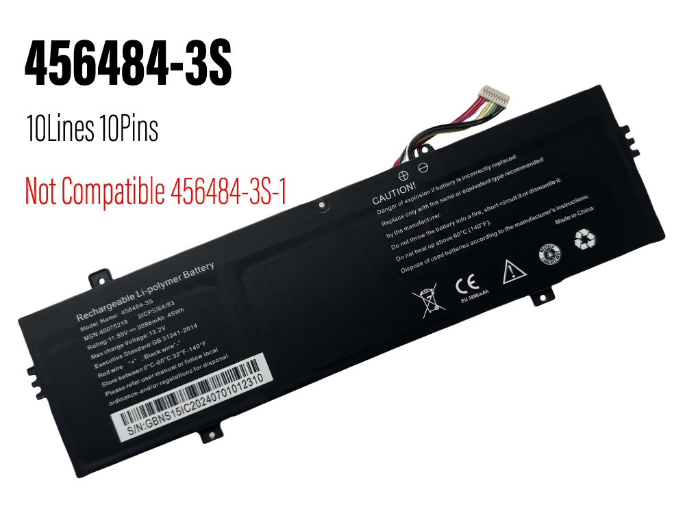 MEDION 456484-3S Batería