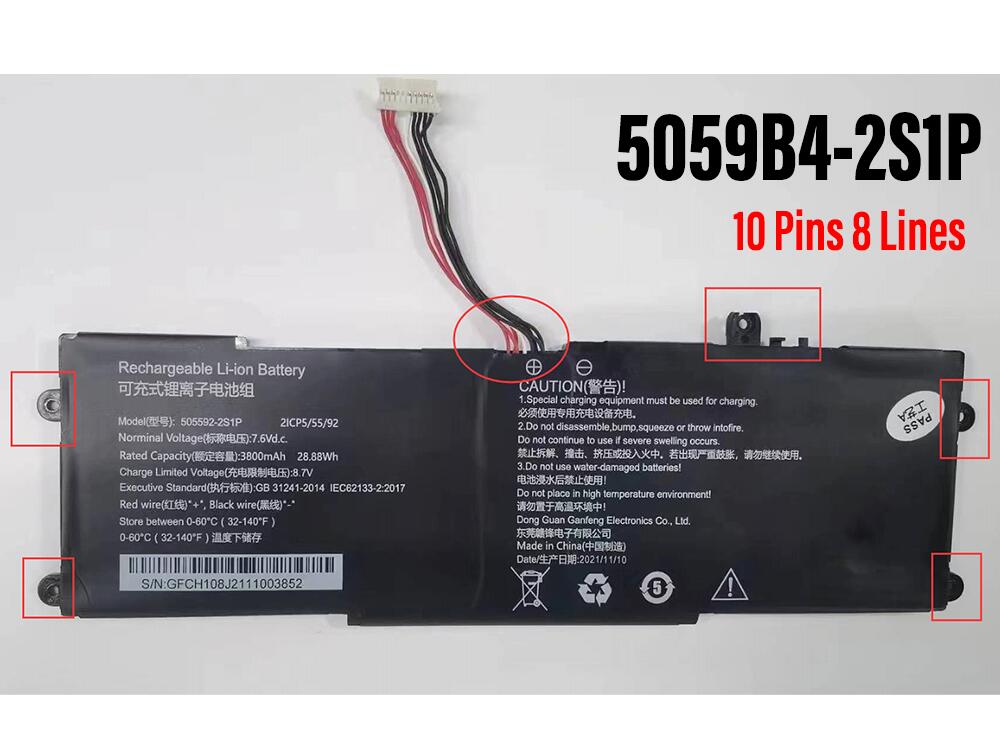 CHUWI 5059B4-2S1P Batería