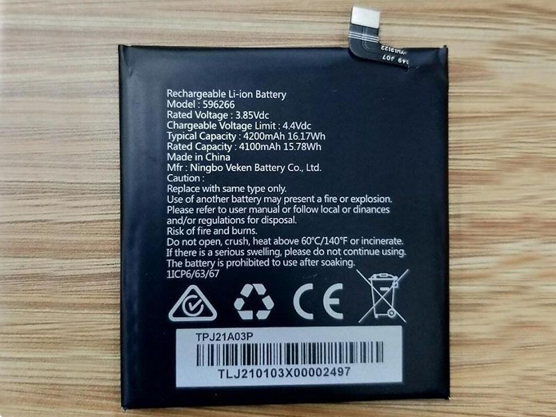 WIKO 596266 Batería