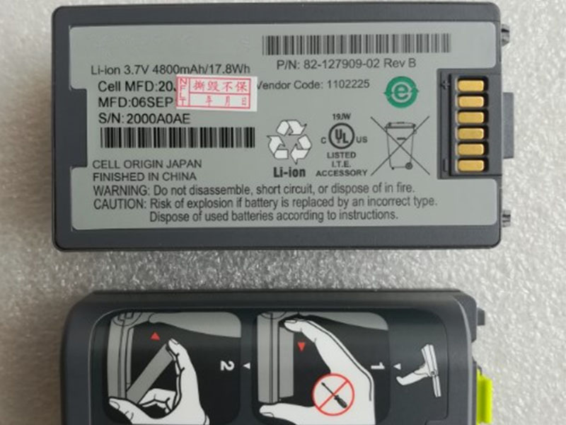 Motorola 82-127909-02 Batería