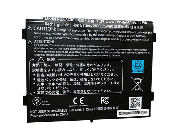 GETAC CAX00 Batería