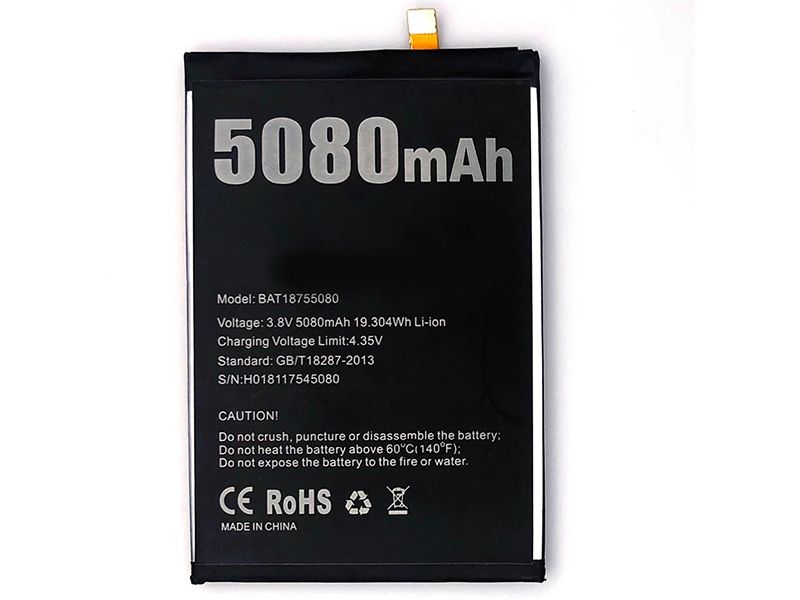 DOOGEE BAT18755080 Batería