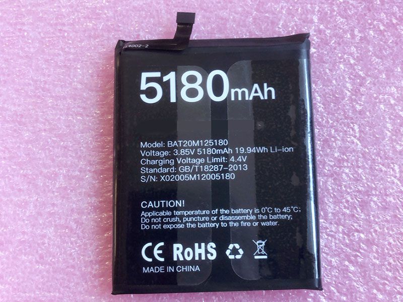 DOOGEE BAT20M125180 Batería