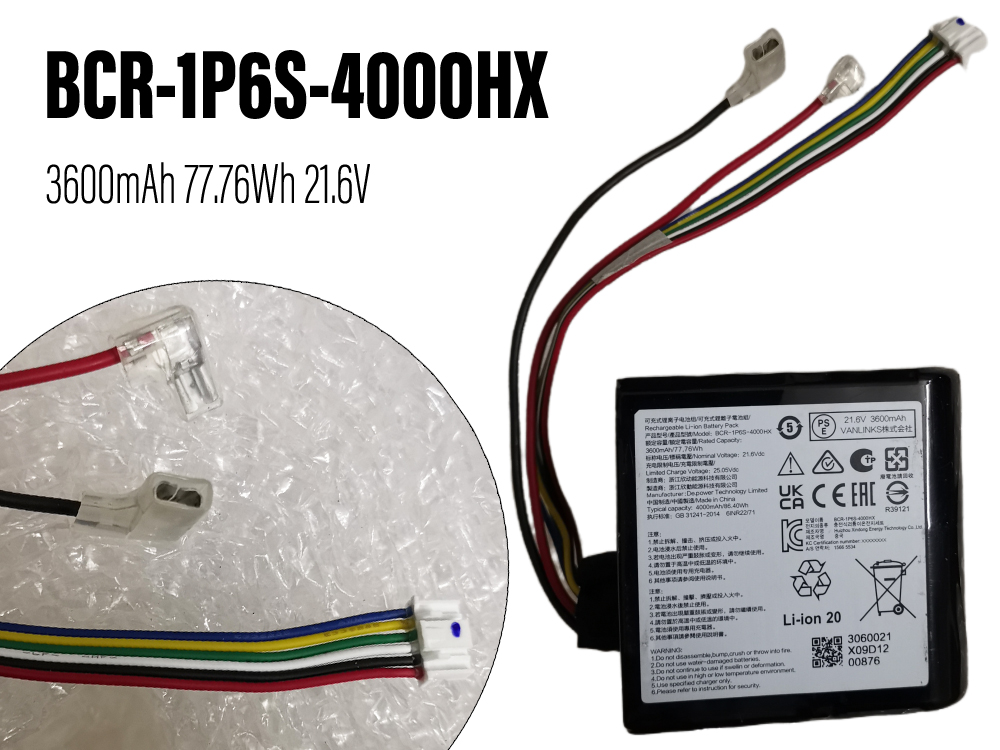 Roborock BCR-1P6S-4000HX Batería