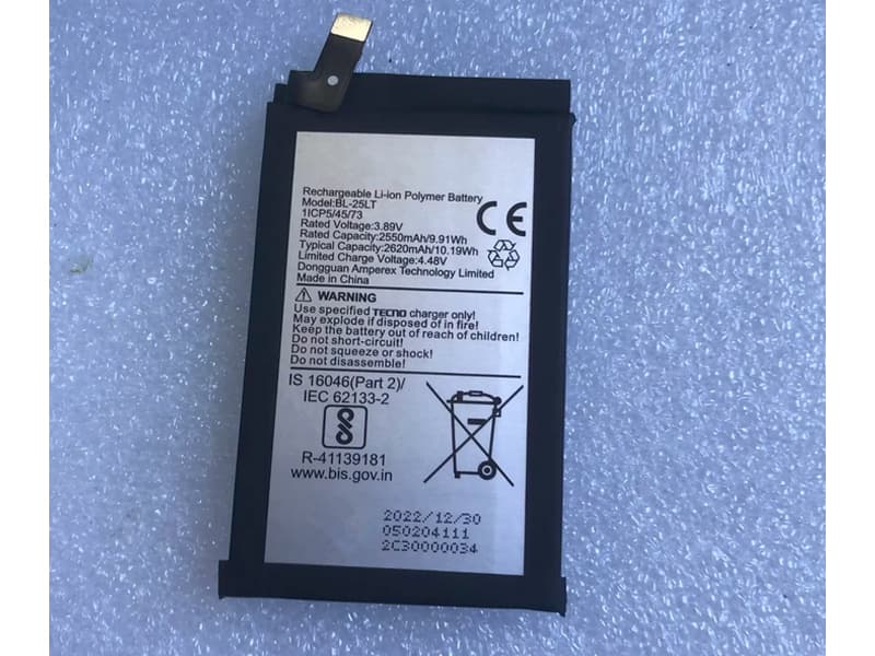 TECNO BL-25LT Batería