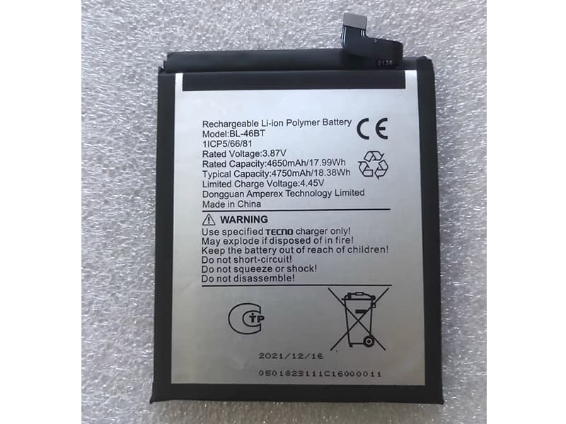 TECNO BL-46BT Batería