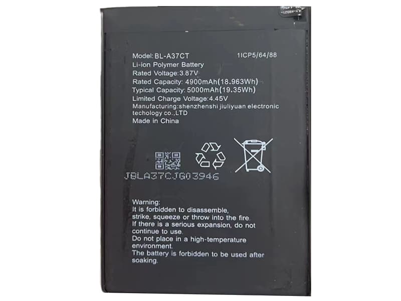 KOOBEE BL-A37CT Batería