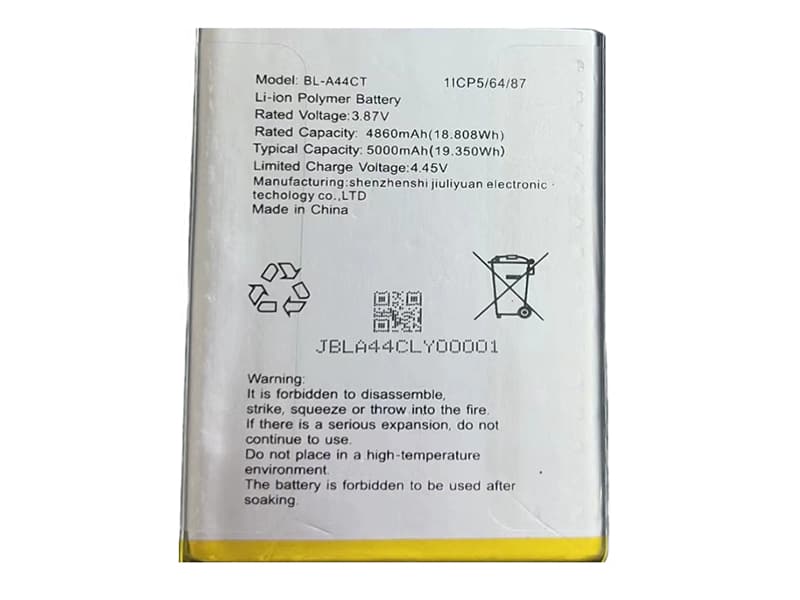 KOOBEE BL-A44CT Batería