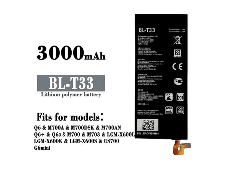 LG BL-T33 Batería