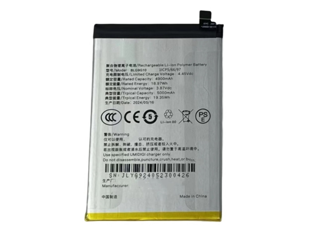 UMIDIGI BLG9G10 Batería