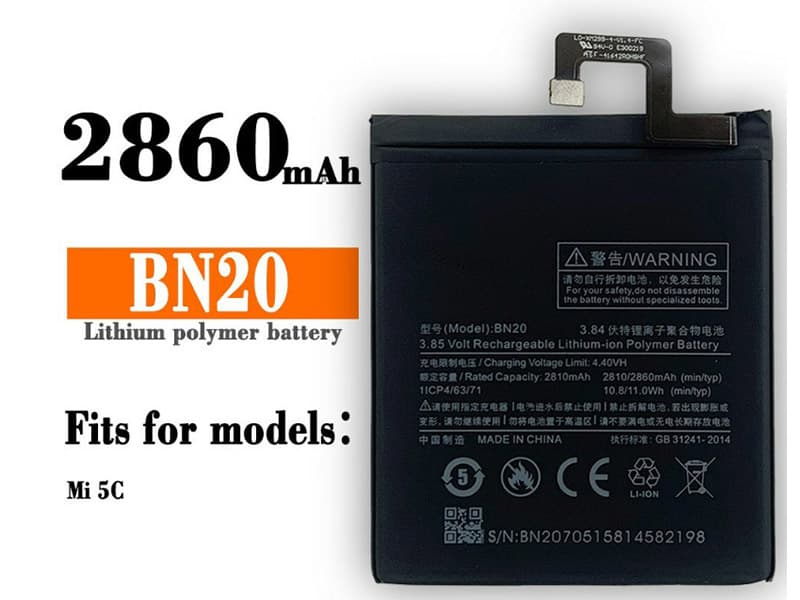 XIAOMI BN20 Batería