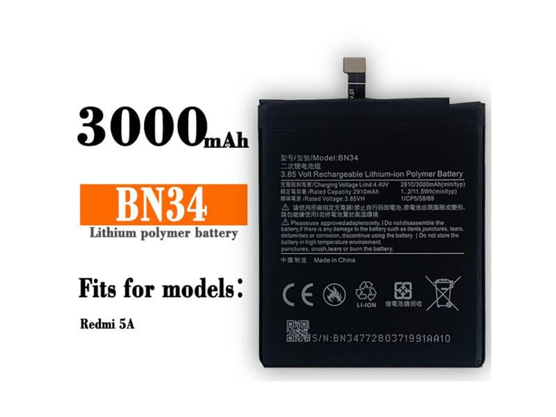 Xiaomi BN34 Batería