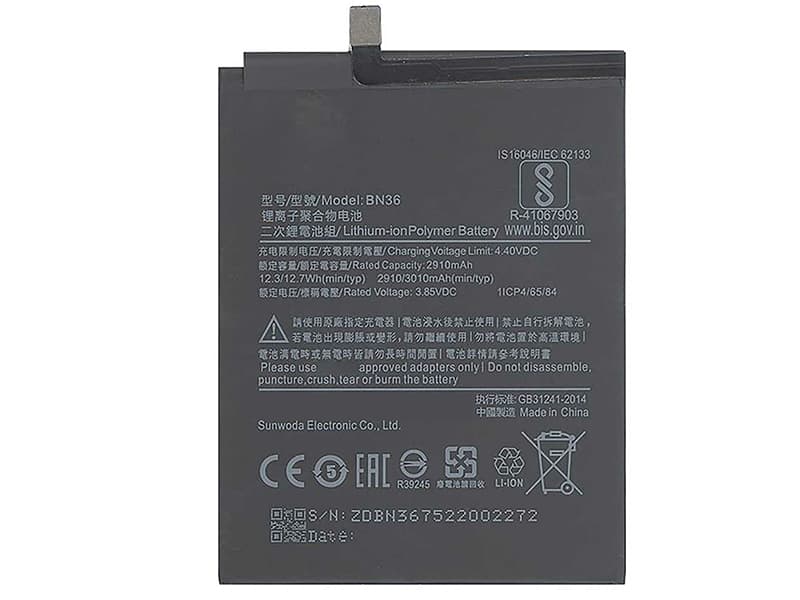 XIAOMI BN36 Batería