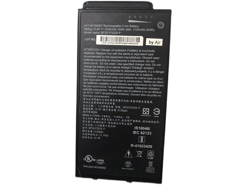 Getac BP3S1P3220-P Batería
