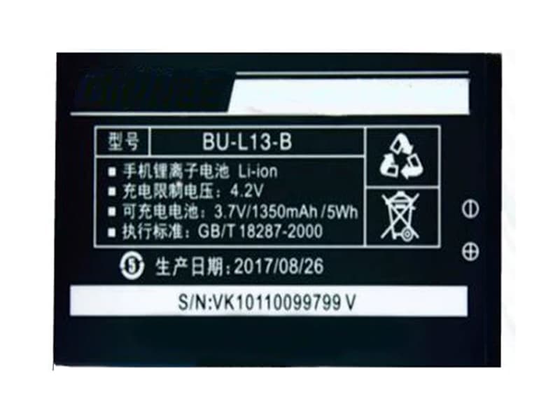 GIONEE BU-L13-B Batería