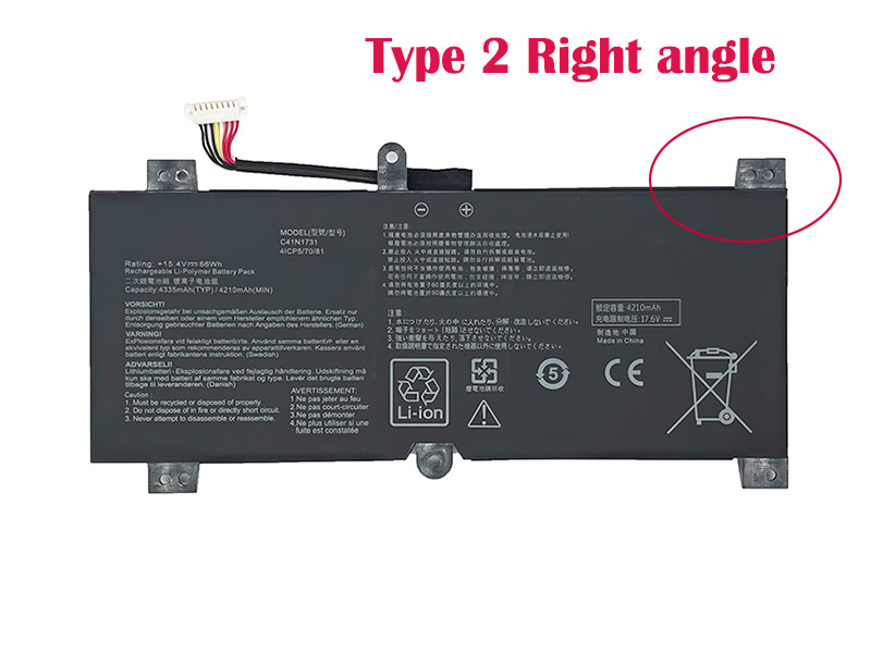 ASUS C41N1731 Batería