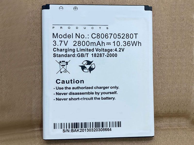 BLU C806705280T Batería