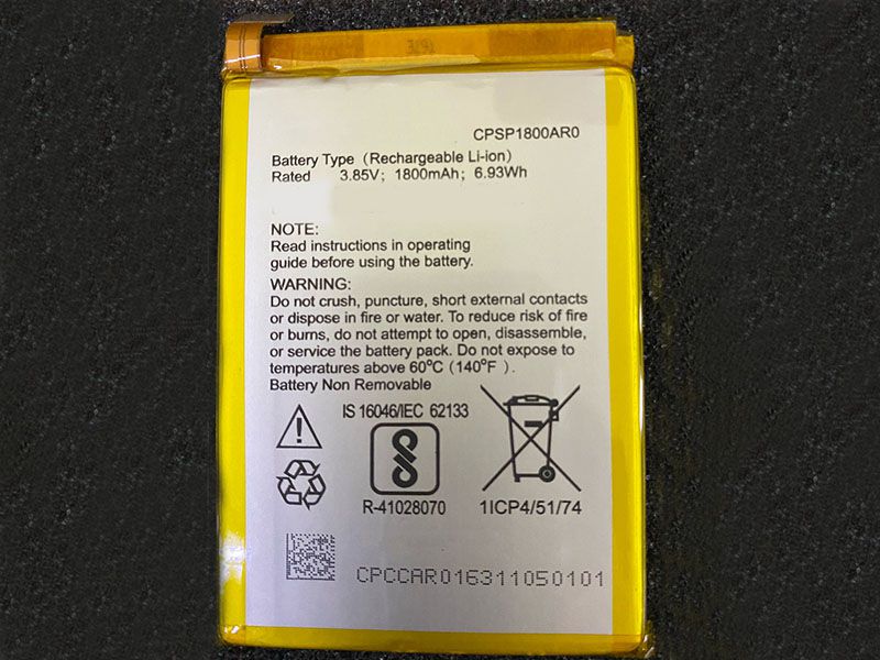Panasonic CPSP1800AR0 Batería