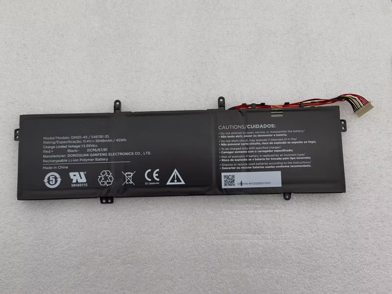 POSITIVO DN50-45 Batería