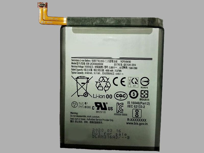 Samsung EB-2CXXXXXXX Batería