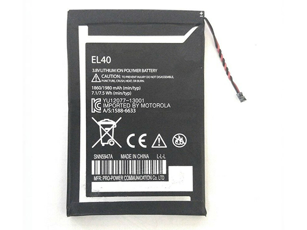 Motorola EL40 Batería