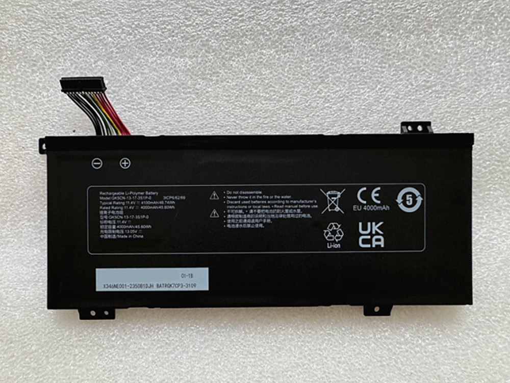 RTDPART GK5CN-13-17-3S1P-0 Batería