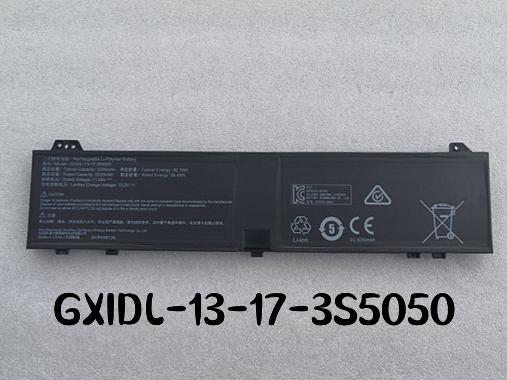 MECHREVO GXIDL-13-17-3S5050 Batería