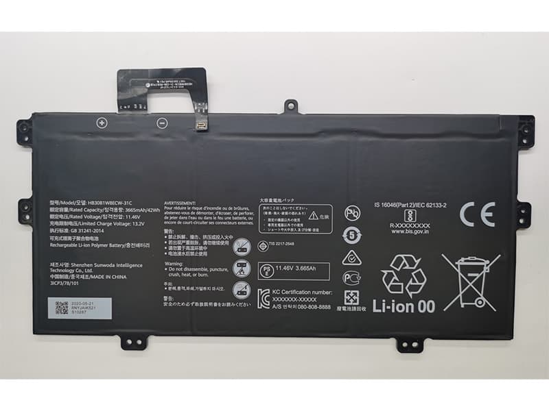 HUAWEI HB30B1W8ECW-31C Batería