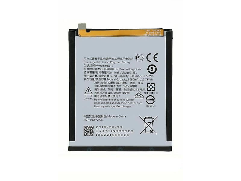 NOKIA HE342 Batería