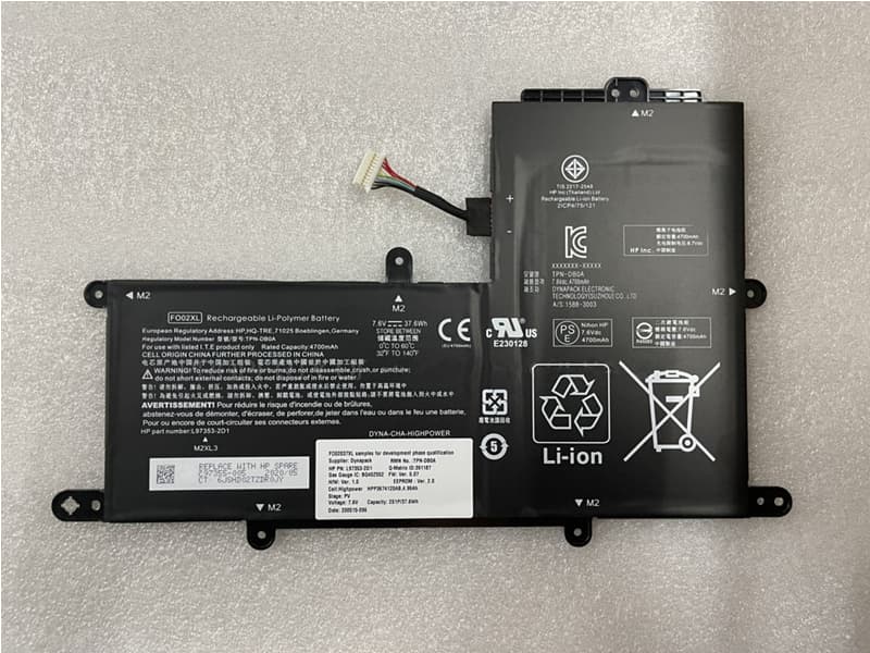 HP FO02XL Batería