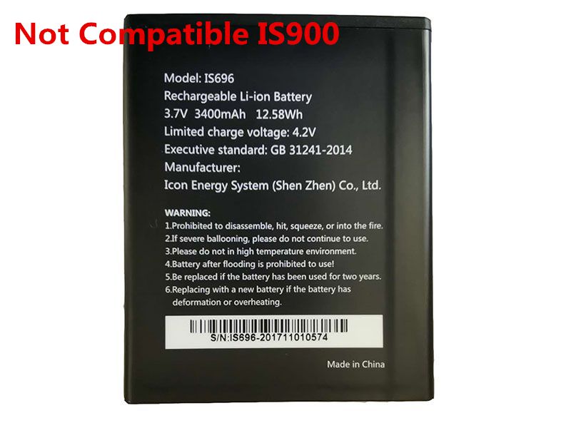 PAX IS696 Batería