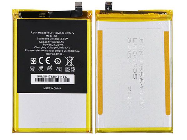 Oukitel K6 Batería