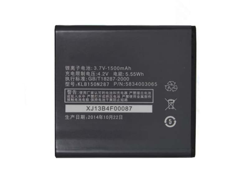 KONKA KLB150N287 Batería