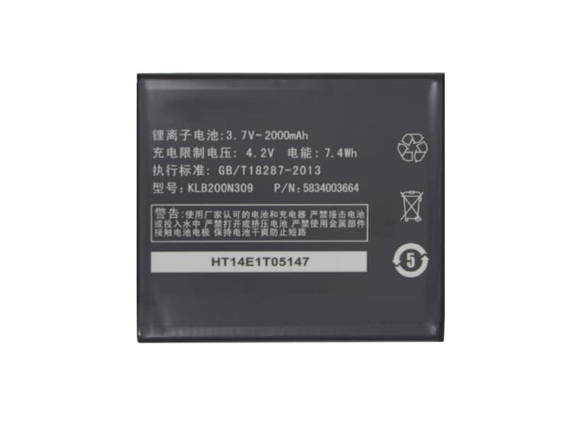 KONKA KLB200N309 Batería