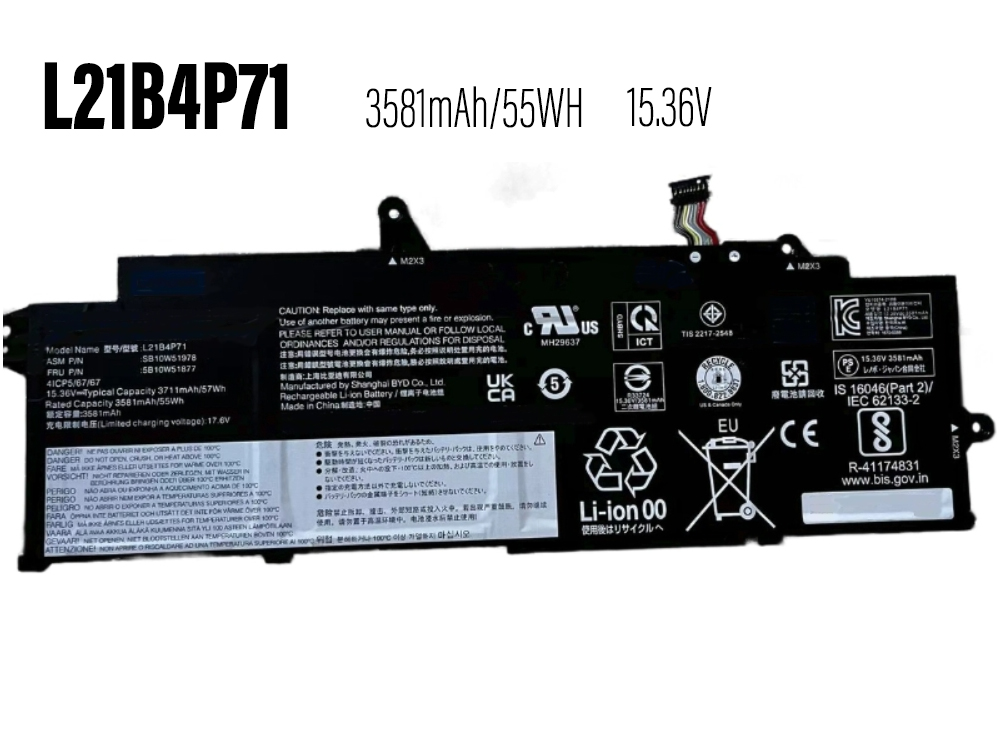 Lenovo L21B4P71 Batería