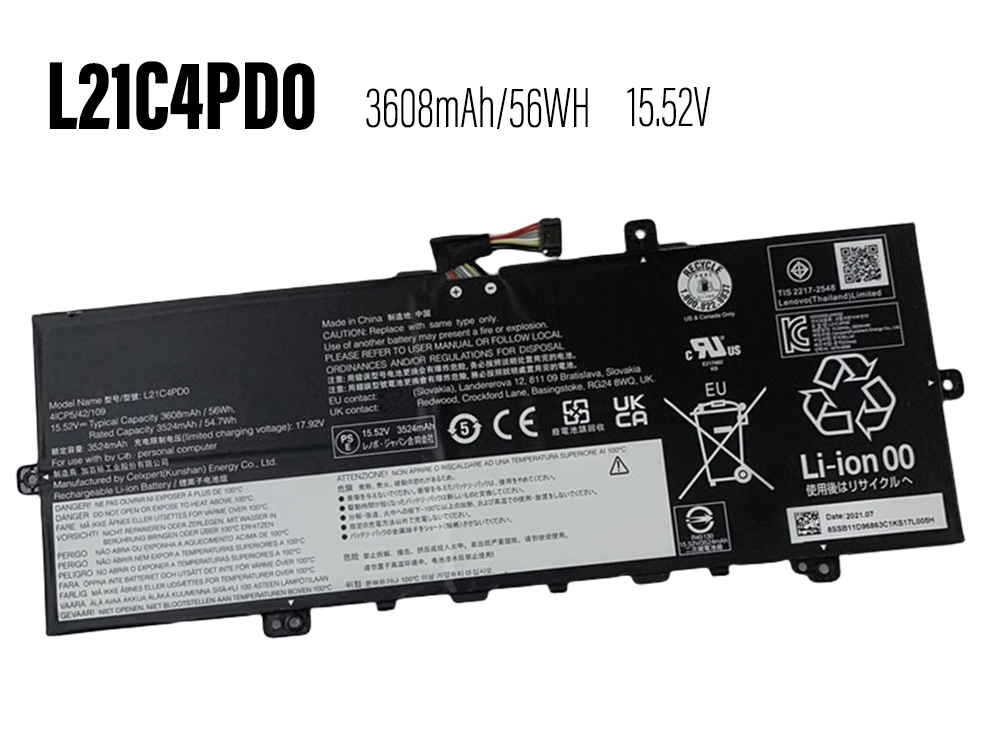 Lenovo L21C4PD0 Batería