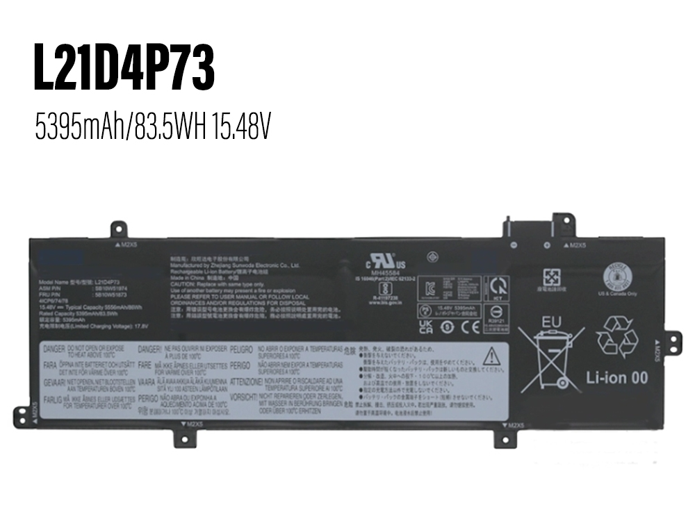 Lenovo L21D4P73 Batería