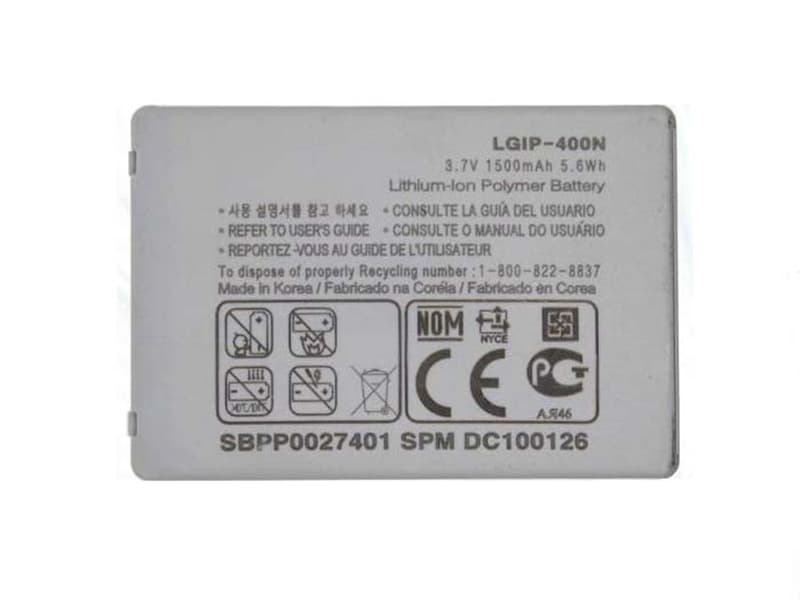 LG LGIP-400N Batería