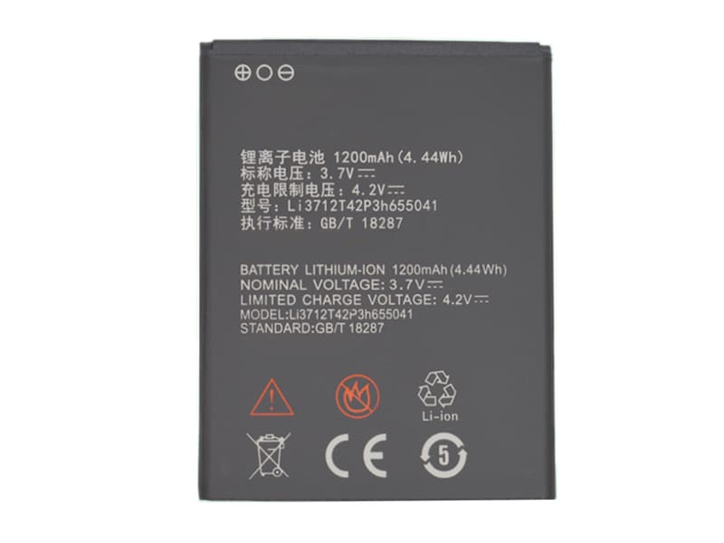 ZTE Li3712T42P3h655041 Batería