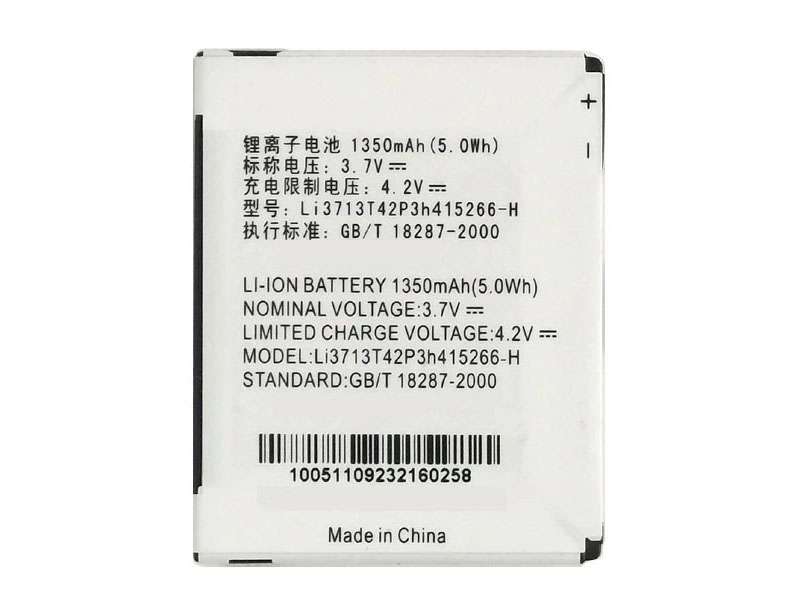 ZTE Li3713T42P3h415266-H Batería