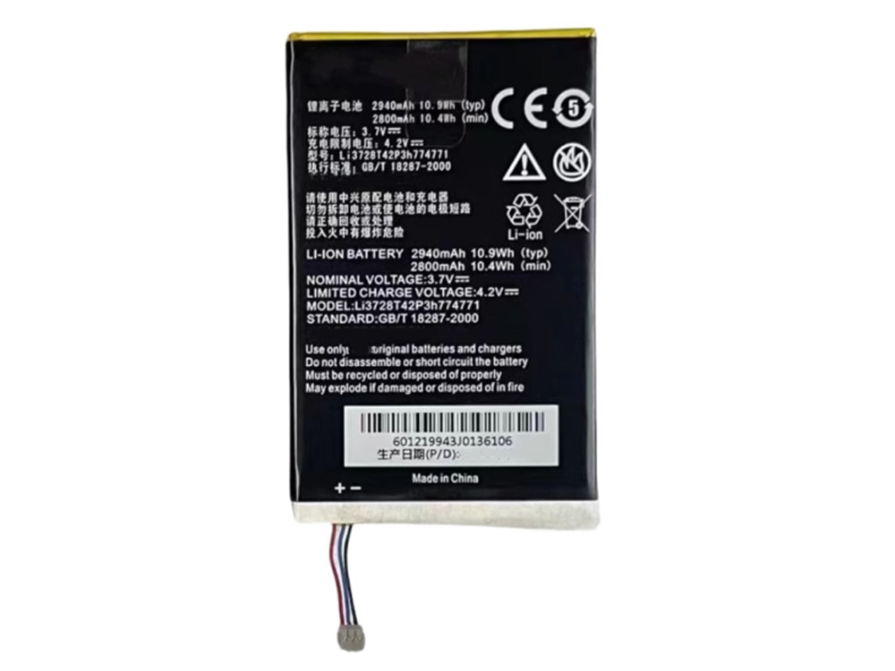 ZTE Li3728T42P3h774771 Batería