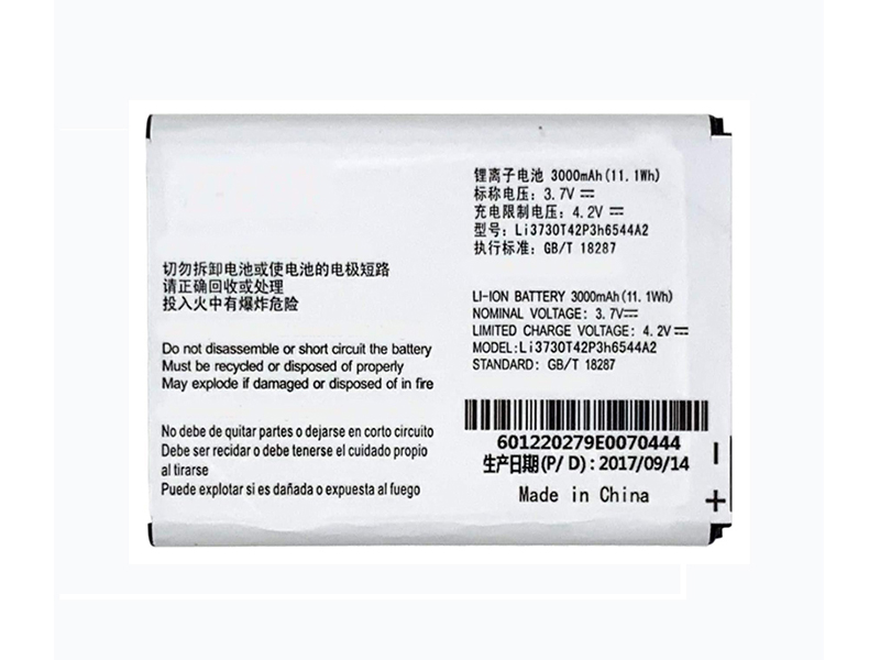 ZTE Li3730T42P3H6544A2 Batería