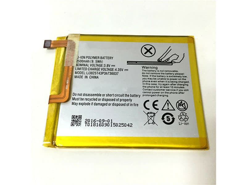 ZTE Li3825T43P3h736037 Batería