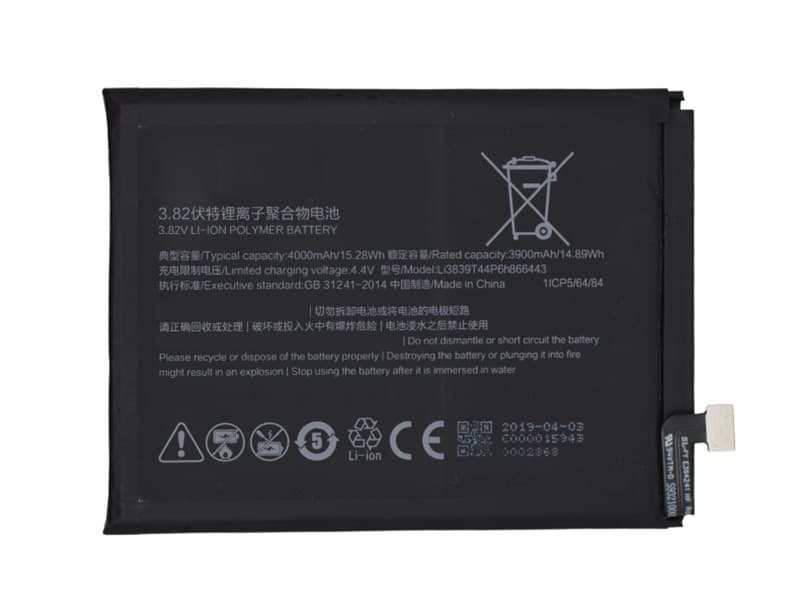 ZTE Li3839t44P6h866443 Batería