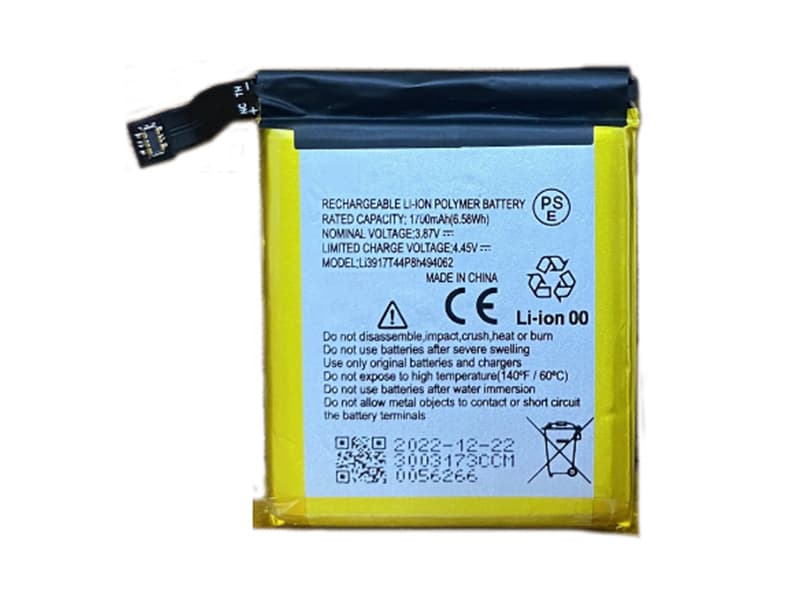 ZTE Li3917T44P8h494062 Batería