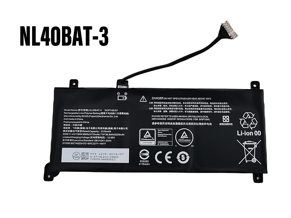 CLEVO NL40BAT-3 Batería