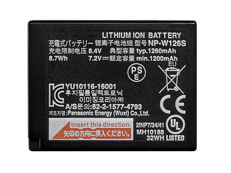 Fujifilm NP-W126S Batería